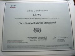 2012年前未领的CCNP证书